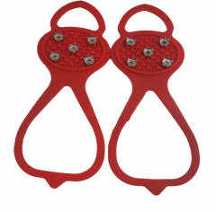 Red Yaktrax walker ice grippers ICE SPIKES FOR FISHING AND golf