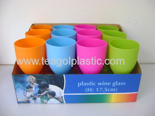 Wine glass Wine cup Wine goblet plastic in display box packing