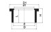 upvc short pipe for flange fittings