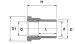 upvc female coupling with copper thread pipe fittings