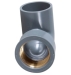 upvc 90 degree elbow with copper thread pipe fitting