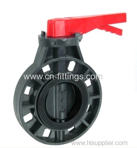 upvc butterfly valves with flange
