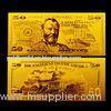 United States Of America 24 Kt 0.999 gold dollar bill $50 Limited USA