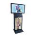 Bank Infrared LCD Digital Signage Display , 42 Inch Double Screen Kiosk