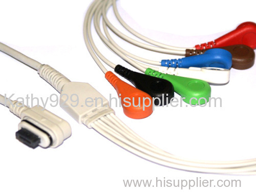 Holter Patient Cable & Lead Wire With Snap
