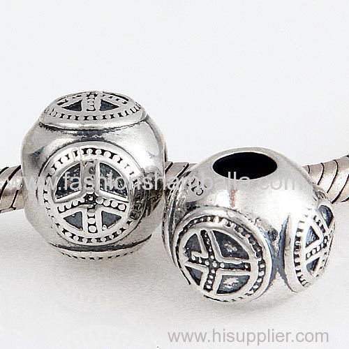 European Style Sterling Silver Peace Beads With High Quality