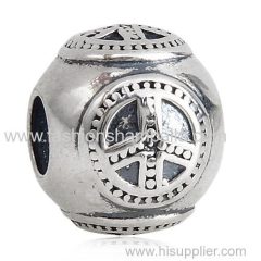 European Style Sterling Silver Peace Beads