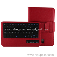 mini wireless keyboard with leather case for samsung TABS T700 / 705