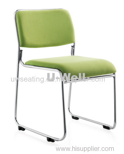 Plastic swivel chair with nylon base