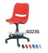 public plastic steel mid back red school adjustable computer typist seat swivel back task desk chairs for home office