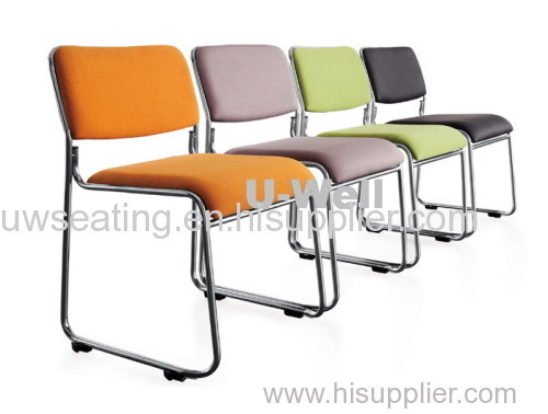 Swivel plastic with fabric desk chair S043S