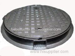 Grey iron manhole cover and frame