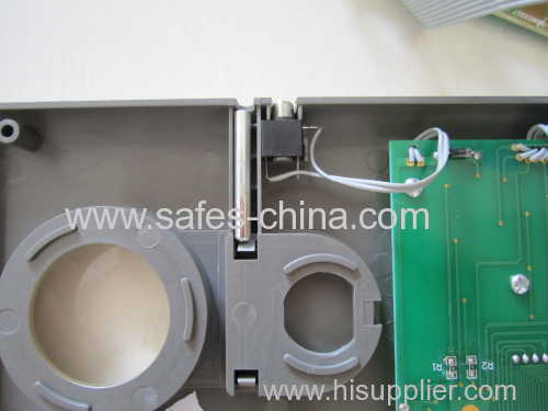 LCD display Electronic Hotel safe locks with knob and override lock
