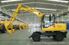 excavator r mini wheel type for sale