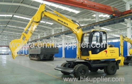 used china wheel excavator 8 ton  