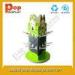 Corrugated Paper Dump Bin Hook Display Stands With Rohs / UL