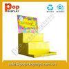 Custom Cardboard Counter Display Stands For Candy / Snacks