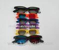 Red And Blue Plastic Circular Polarized 3D Glasses For Children
