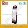 Marketing Cardboard Hook Display Stands Black For Makeup / Masks