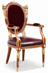 Leather Chairs Dining Chairs Popular in Russia Fabric Chair Dining Room Furniture