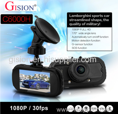 GS8000 Car Dvr Original Ambarella Chip FULL HD WDR IR Night Vision Vehicle camera