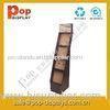 UV Coating Cardboard Floor Display Stands , Custom Display Racks