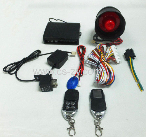 one way car alarm system lock