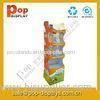 Snacks Foldable Cardboard Display Stands For Market Promotion