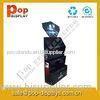 Black Corrugated Cardboard Floor Display Stands For Exhibition