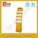 Yellow Display Stands / Racks Retail And Foldable For Floor