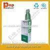 Retail Foldable Beverage Display Racks , Cardboard Display Stands