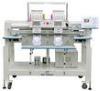 Professional Double Head Cap Embroidery Machine , Leather Embroidery Machine