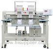 Professional Double Head Cap Embroidery Machine , Leather Embroidery Machine