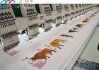 Industrial Computerised Towel / Garment Flat Embroidery Machine , 15 Head 9 Needle