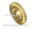 OEM brass copper pump impeller , sand casting vane wheel impeller ASTM , GB , DIN , EN