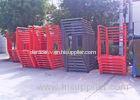 Warehouse Cold Rolling Steel Portable Stacking Racks For Flexible Material Handling