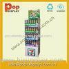 Corrugated Cardboard Beverage Display Racks For Coffe And Milk