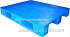 Durable / Light Weight Recycled Plastic Pallets For Logistic , Blue / Red
