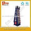 Stationery Cardboard Floor Display Stands For Grocery Store