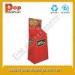 Custom Corrugated Cardboard Floor Displays With ISO / CE / Rohs