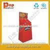Custom Corrugated Cardboard Floor Displays With ISO / CE / Rohs