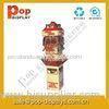 Vertical Snacks Supermarket Display Stand With UV Coating