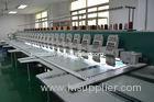 1200RPM flat bed High speed 24 heads Embroidery Machines with Dahao 366 8" LCD Computer