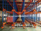 Blue Movable Storage Pallet Racking With Box-shape Beam / 2 - 8 Layer , Custom