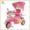 Pink Baby 3 In 1 Smart Trike With Canopy , Lovely Tricycles For 2 Year Olds
