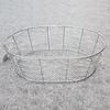Oval Basket, Made of Wire, Comes in Silver, Suitable for Packing and Storage