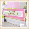 Aluminum Baby Bed Rails Pink , Safety Bed Rails For Children