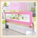 Aluminum Baby Bed Rails Pink , Safety Bed Rails For Children
