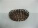 Direct Contact Washable Hollow Rattan Food Basket With Supermarket