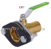 sweat and flanged brass ball valves